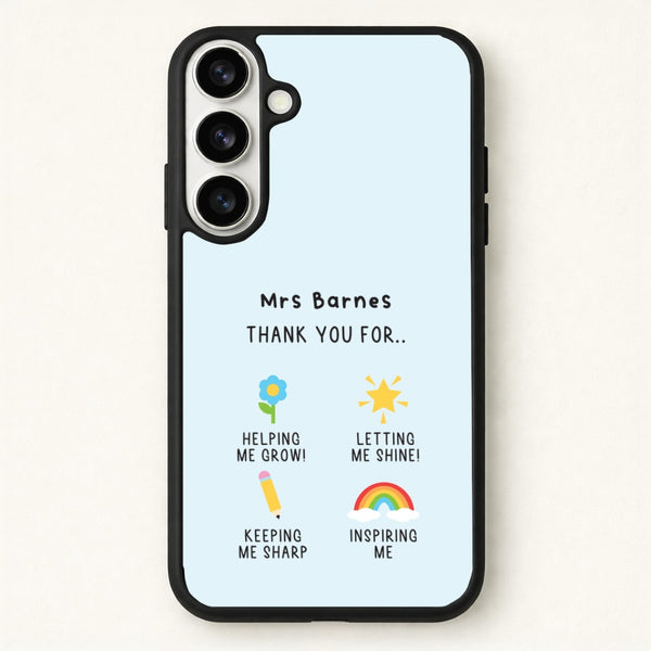 Thank You For Helping Me Phone Case for Galaxy S26