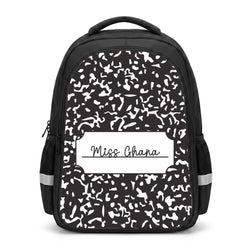 Personalised School Notebook Backpack