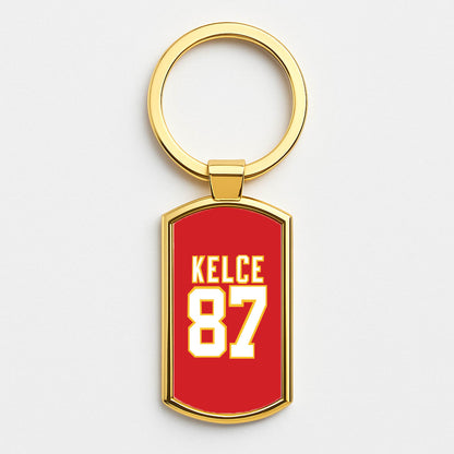 Kelce 87 - Travis Gold Keyring