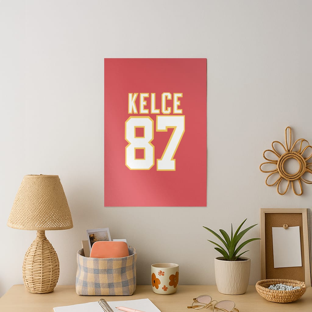Kelce 87 - Travis Art Print