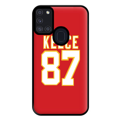 Kelce 87 - Travis Phone Case for Galaxy A21s