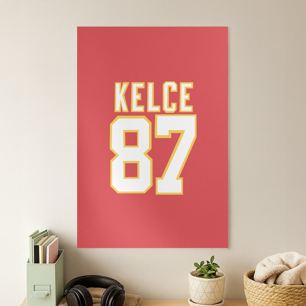 Kelce 87 - Travis Poster