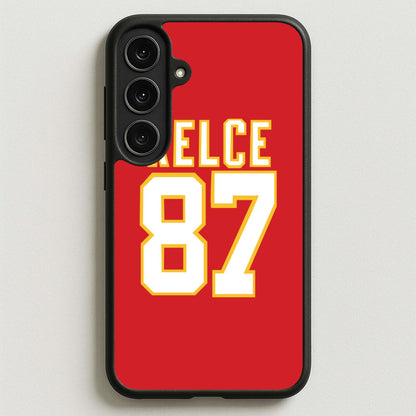 Kelce 87 - Travis Phone Case for Galaxy S25FE