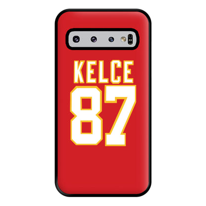 Kelce 87 - Travis Phone Case for Galaxy S10 Plus