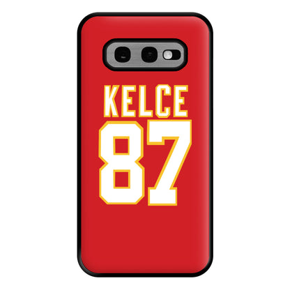 Kelce 87 - Travis Phone Case for Galaxy S10e