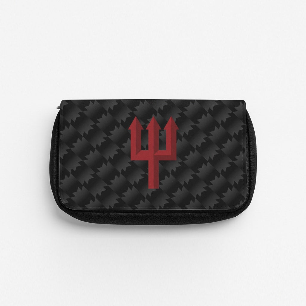 Red Devils Trident Pencil Case