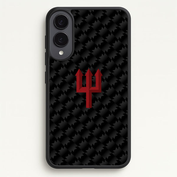Red Devils Trident Phone Case - Galaxy S25 Edge / Standard