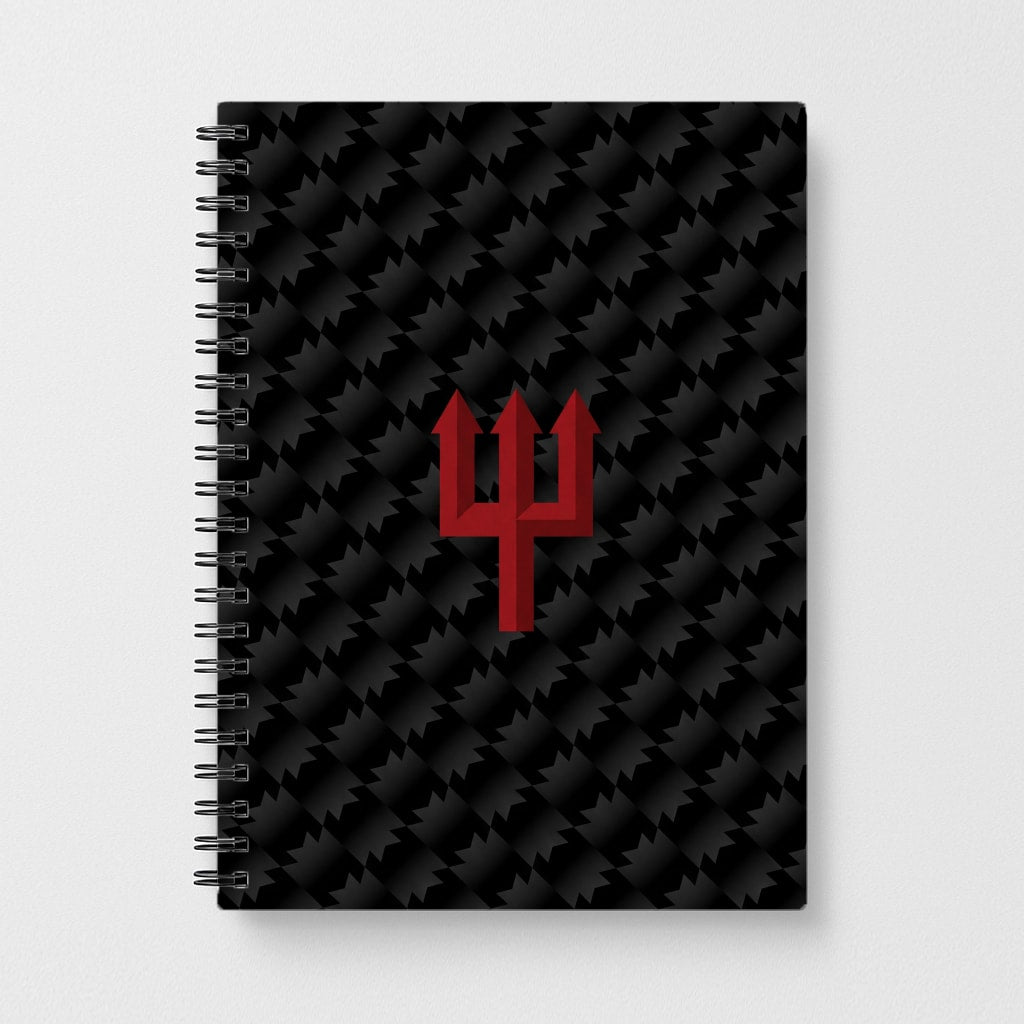 Red Devils Trident Notebook