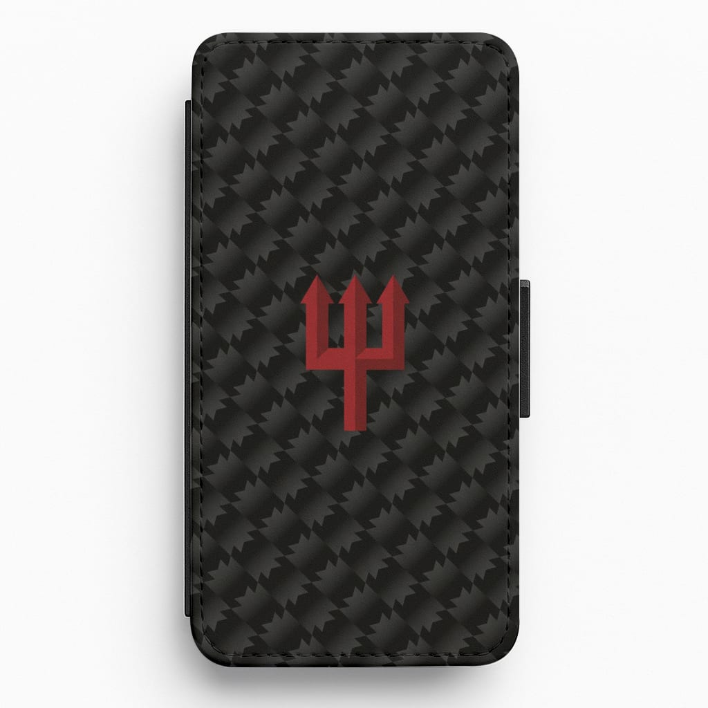 Red Devils Trident Wallet Phone Case