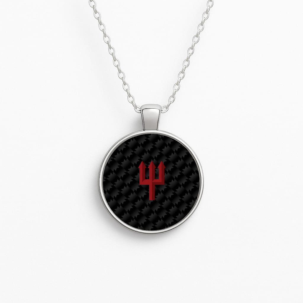 Red Devils Trident Necklace