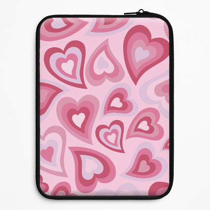 Pink Hearts - Trippy Patterns Universal Laptop Sleeve