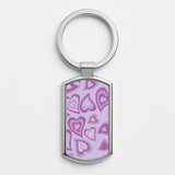 Trippy Patterns Keyrings
