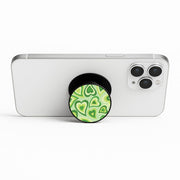 Green Hearts - Trippy Patterns FunGrip 2