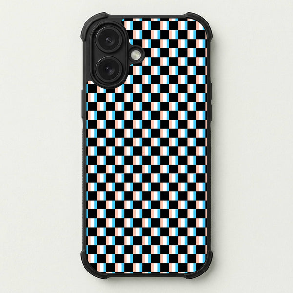 3D Squares - Trippy Patterns Phone Case — Bumper case