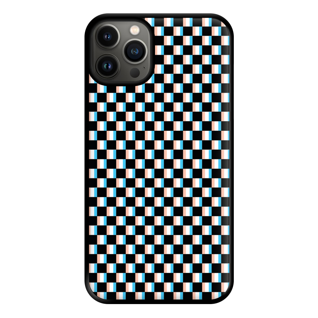 3D Squares - Trippy Patterns Phone Case for iPhone 13