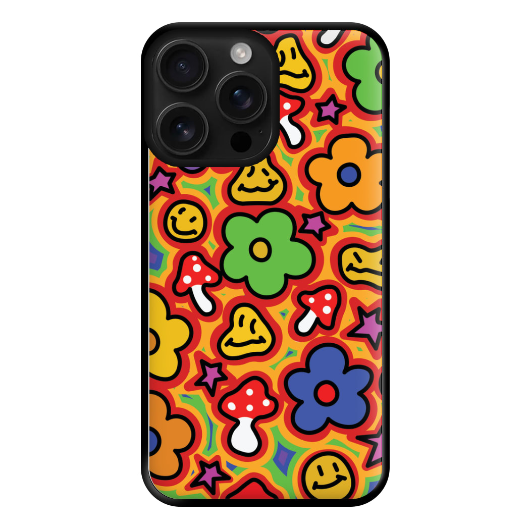 Rainbow Trip - Trippy Patterns Phone Case for iPhone 16 Pro Max