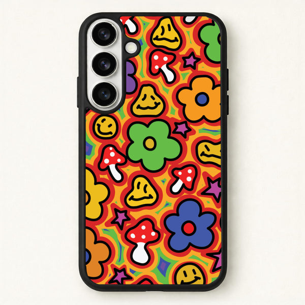 Rainbow Trip - Trippy Patterns Phone Case for Galaxy S26