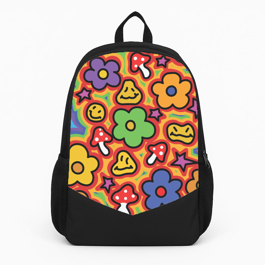 Rainbow Trip - Trippy Patterns Backpack