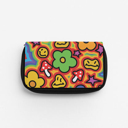 Rainbow Trip - Trippy Patterns Pencil Case