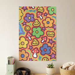 Rainbow Trip - Trippy Patterns Poster