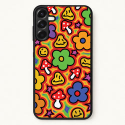 Rainbow Trip - Trippy Patterns Phone Case for Galaxy A17