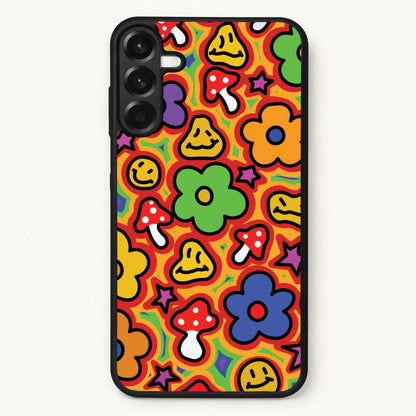 Rainbow Trip - Trippy Patterns Phone Case for Galaxy A17