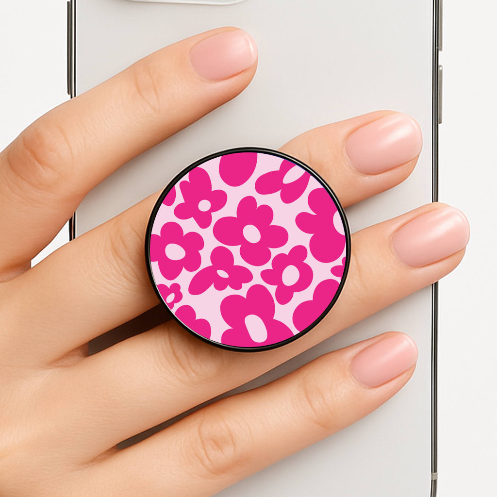 Pink Flowers - Trippy Patterns FunGrip