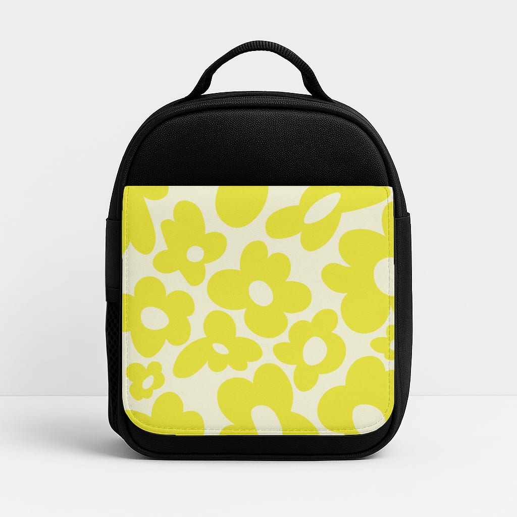 Yellow Flowers - Trippy Patterns Lunchbox