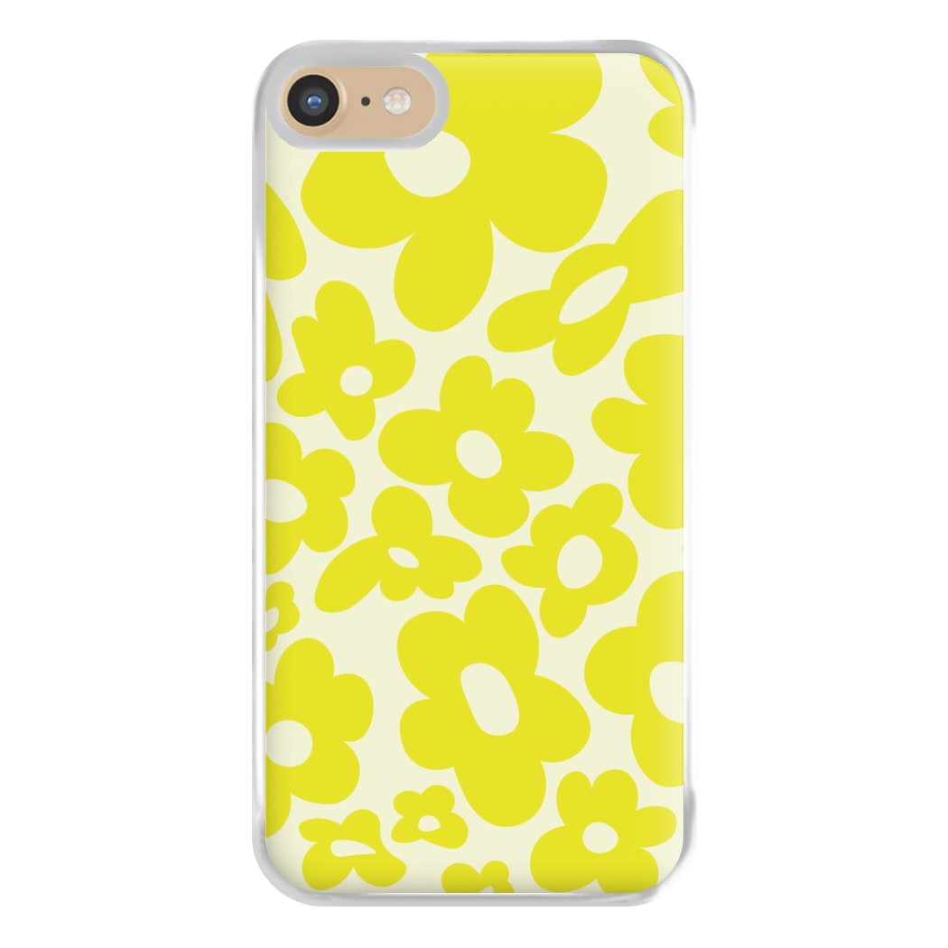 Yellow Flowers - Trippy Patterns Phone Case for iPhone 6 / 7 / 8 / SE