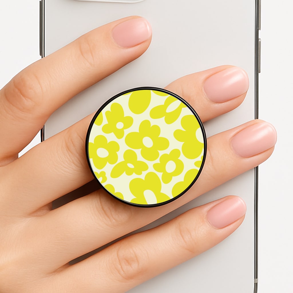 Yellow Flowers - Trippy Patterns FunGrip