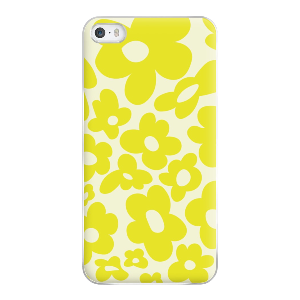 Yellow Flowers - Trippy Patterns Phone Case for iPhone 5 / 5s / SE 2016