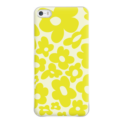 Yellow Flowers - Trippy Patterns Phone Case for iPhone 5 / 5s / SE 2016