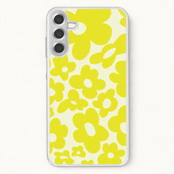 Yellow Flowers - Trippy Patterns Phone Case for Galaxy A37