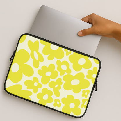 Yellow Flowers - Trippy Patterns MacBook Case