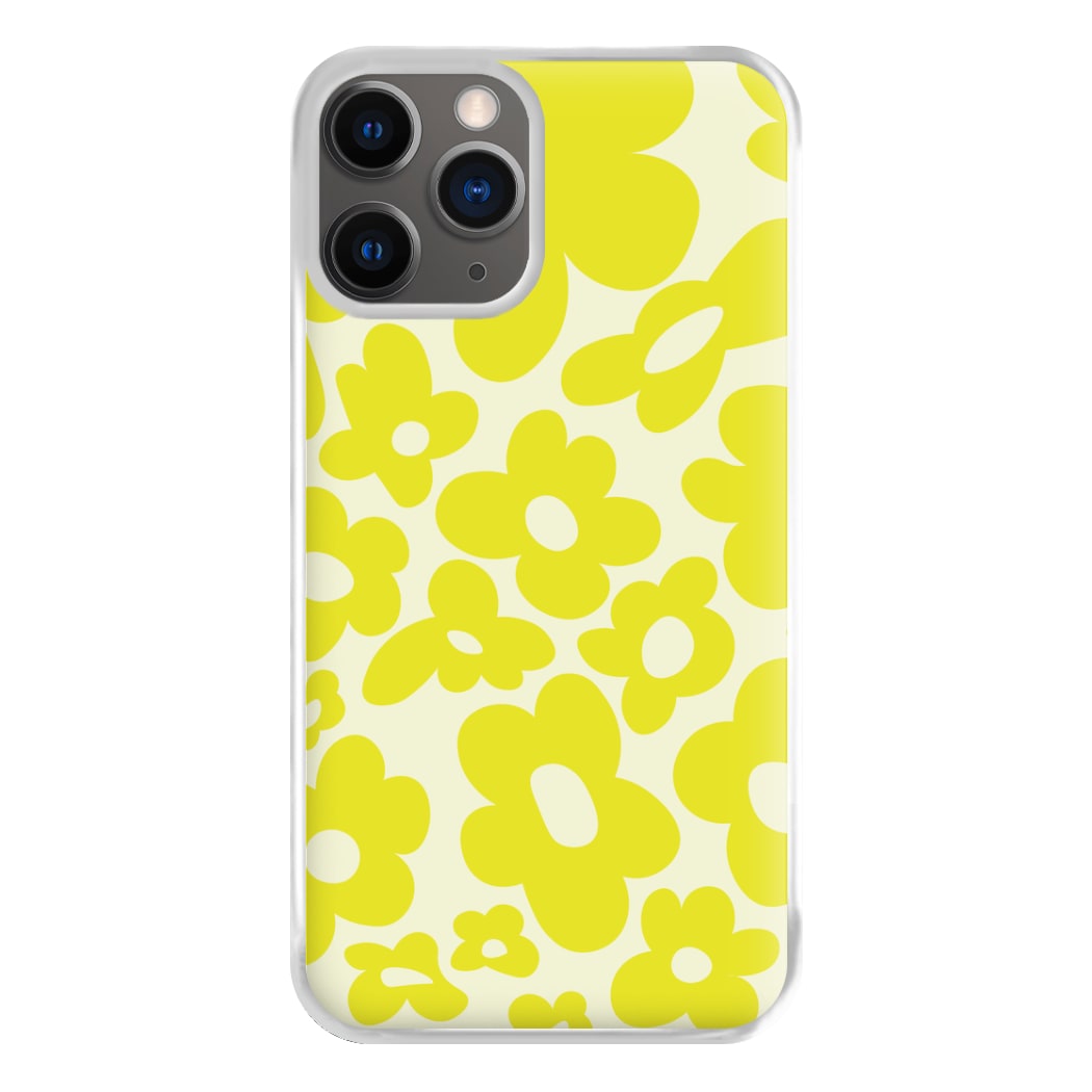 Yellow Flowers - Trippy Patterns Phone Case for iPhone 12 Pro Max