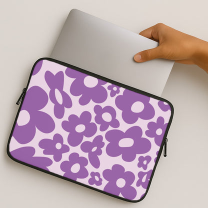 Purple Flowers - Trippy Patterns MacBook Case