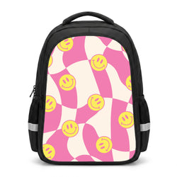 Smiley Checkboard - Trippy Patterns Backpack