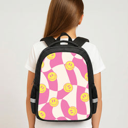 Smiley Checkboard - Trippy Patterns Backpack
