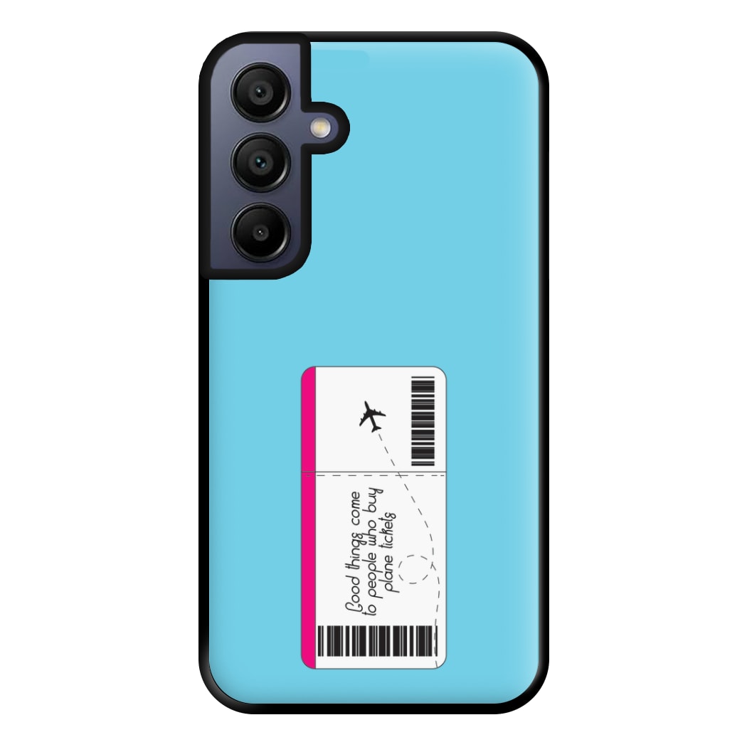 Buy Plane Tickets - Travel Phone Case for Galaxy A15