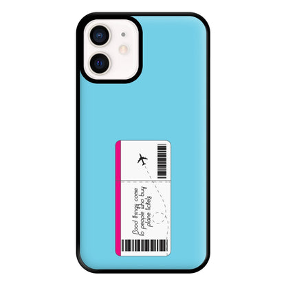 Buy Plane Tickets - Travel Phone Case for iPhone 13 Mini