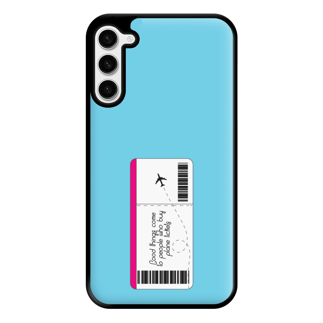 Buy Plane Tickets - Travel Phone Case for Galaxy S23 Plus