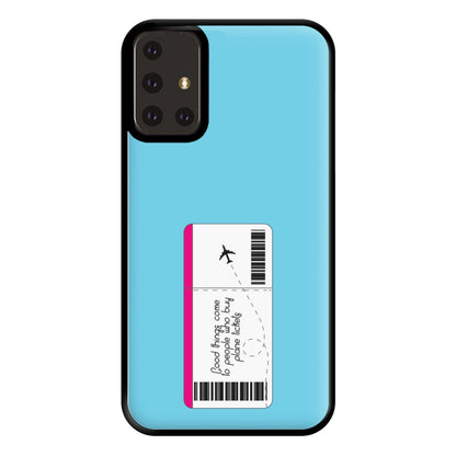 Buy Plane Tickets - Travel Phone Case for Galaxy A71