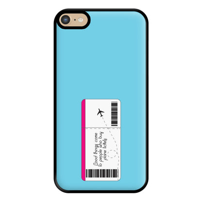 Buy Plane Tickets - Travel Phone Case for iPhone 6 Plus / 7 Plus / 8 Plus