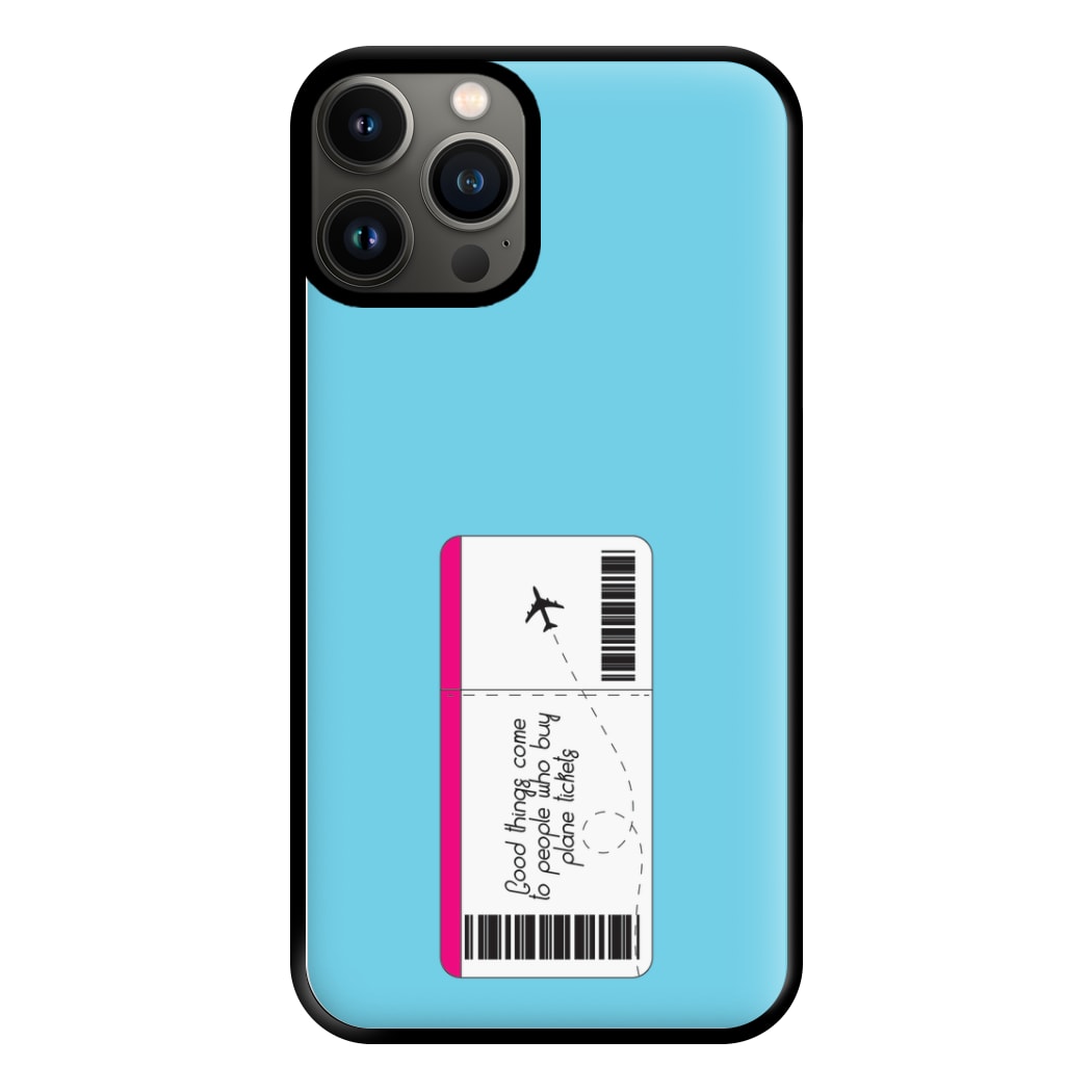 Buy Plane Tickets - Travel Phone Case for iPhone 13 Pro Max