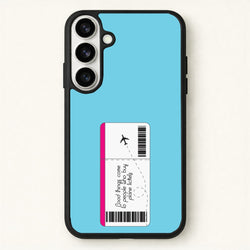 Buy Plane Tickets - Travel Phone Case for Galaxy S26 Plus