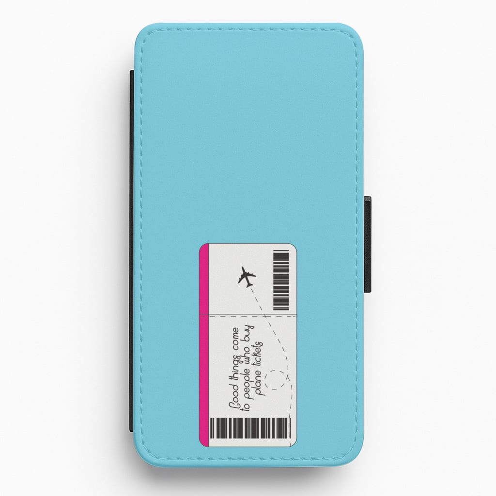 Buy Plane Tickets - Travel Flip / Wallet Phone Case