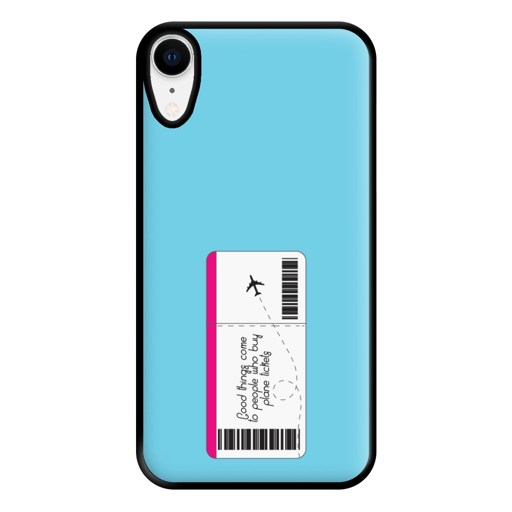 Buy Plane Tickets - Travel Phone Case for iPhone XR