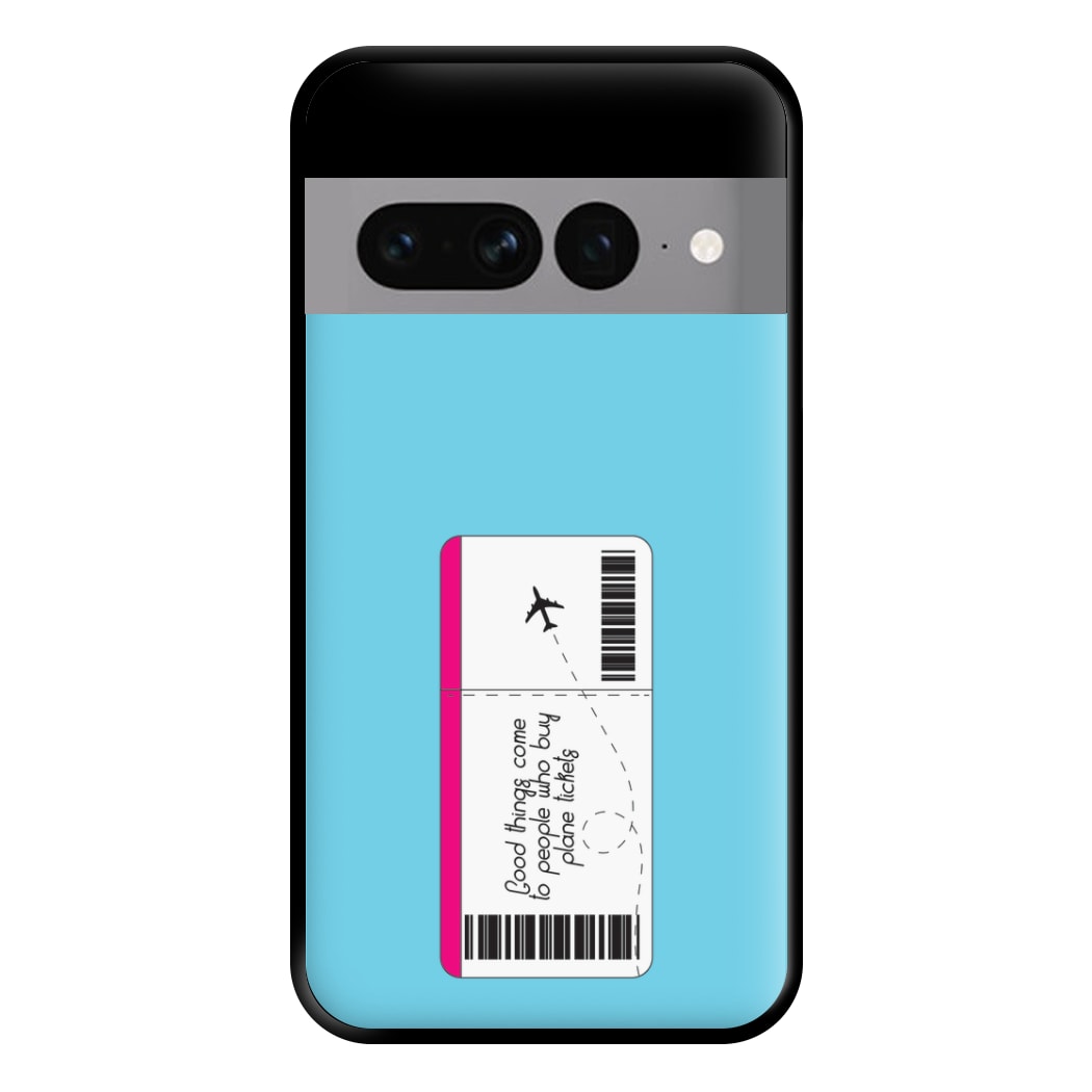 Buy Plane Tickets - Travel Phone Case for Google Pixel 7 Pro