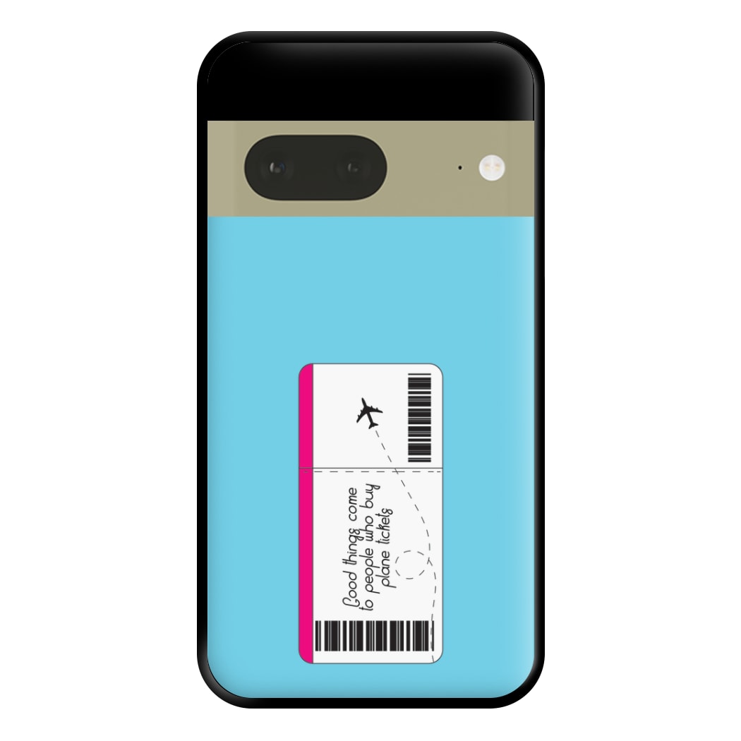 Buy Plane Tickets - Travel Phone Case for Google Pixel 7a