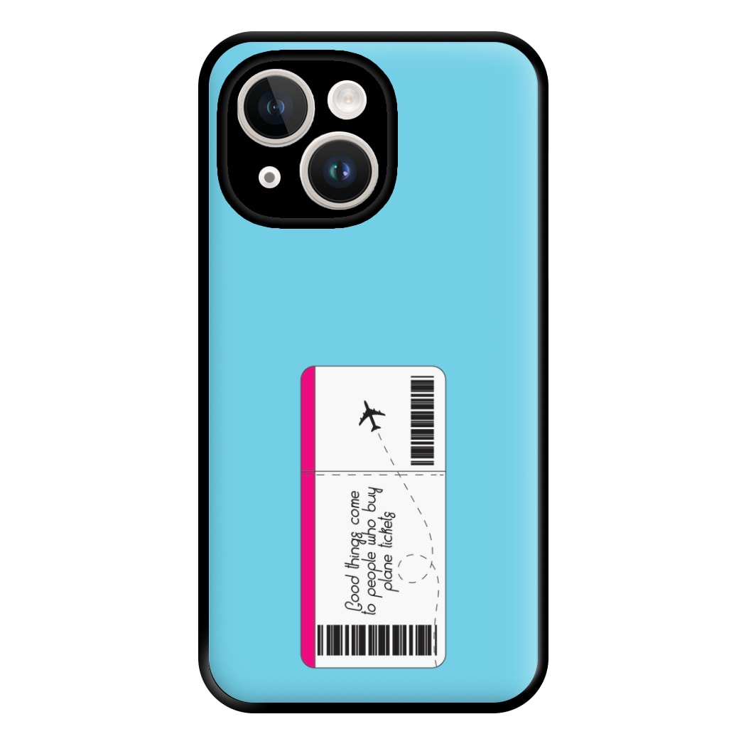 Buy Plane Tickets - Travel Phone Case for iPhone 14 Plus